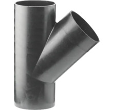 Kunststoff-Abwasserrohr mit Y-Abzweig