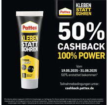 Pattex Kleben statt Bohren Tube mit 50 Prozent Cashback Aktion