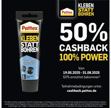 Pattex Kleben statt Bohren Tube mit 50 Prozent Cashback Aktion