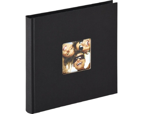 Fotoalbum Fun schwarz 18x18 cm