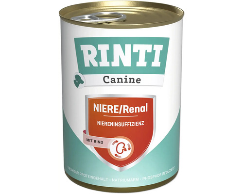 Hundefutter nass d RINTI Canine Niere / Renal, Niereninsuffizienz Rind 400 g Hundefutter nass d RINTI Canine Niere / Renal, Niereninsuffizienz Rind 400 g