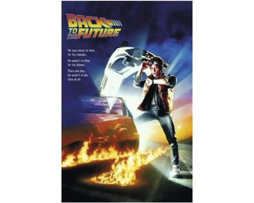 Decopanel Back to the future 58x90 cm Zurück in die Zukunft Filmplakat
