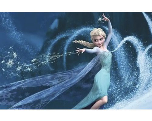 Elsa aus Die Eiskönigin mit Schneeflocken