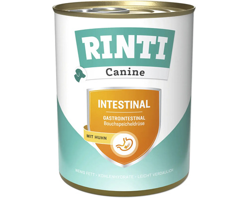 Hundefutter nass RINTI Canine Intestinal Magen-Darm / Bauchspeicheldrüse Huhn 800 g