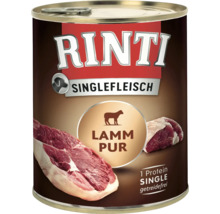 Rinti Singlefleisch Hundefutter Lamm pur in Dose