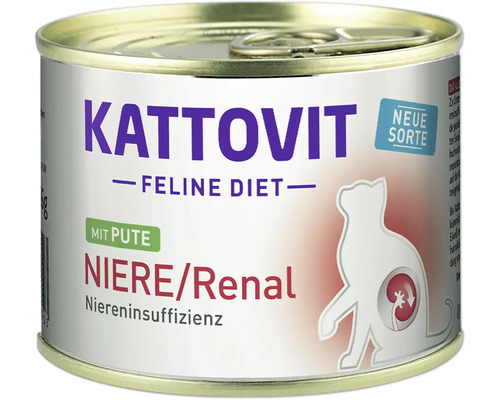 Kattovit Katzenfutter mit Pute für Nierenerkrankungen in der Dose