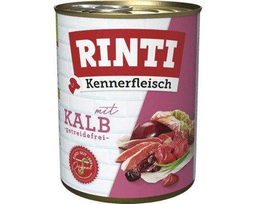 Hundefutter nass RINTI Kalb 800 g