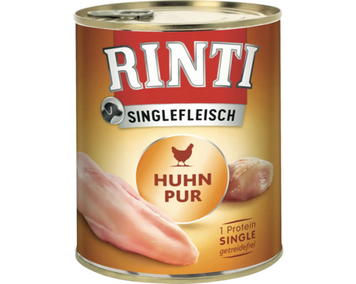 Hundefutter nass RINTI Singlefleisch Huhn pur 800 g