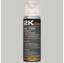 2K Pro light gray RAL 7035 spray can with high scratch resistance, fuel and solvent resistance and UV and weather resistance