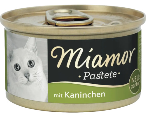 Katzenfutter nass Miamor Pastete Kaninchen 85 g