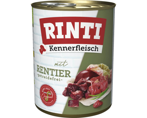 Hundefutter nass RINTI Rentier 800 g