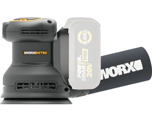 Akku-Exzenterschleifer WORX Wx823.9, ohne Akku und | HORNBACH