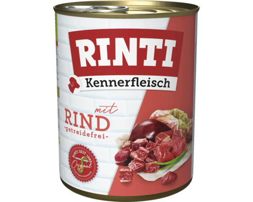 Hundefutter nass RINTI Rindfleisch pur 800 g