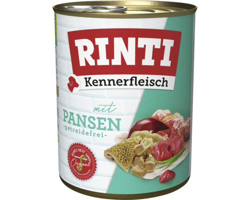 Hundefutter nass RINTI Kennerfleisch mit Pansen 800 g