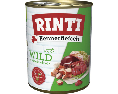 Hundefutter nass RINTI Wild pur 800 g