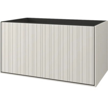 Waschtischunterschrank mit vertikalen Rillen