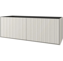 Waschtischunterschrank mit zwei Türen und gerillter Front