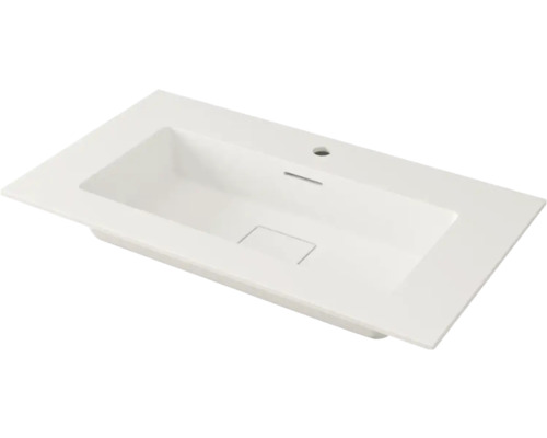 Waschtisch aus Keramik mit rechteckiger Form