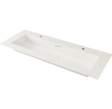 Weißes Aufsatzwaschbecken aus Keramik