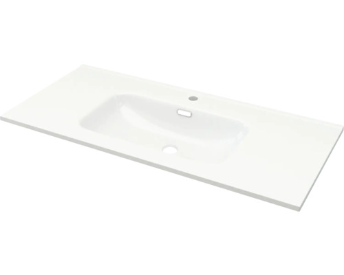 Waschtischplatte mit eingelassenem Waschbecken