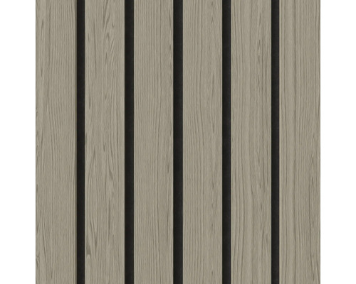 Akustikpaneele mit Holzoberfläche und schwarzem Filz