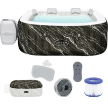 Lay-Z-Spa Hollywood aufblasbarer Whirlpool mit Pumpe, Abdeckung, Filterkartusche und Fernbedienung