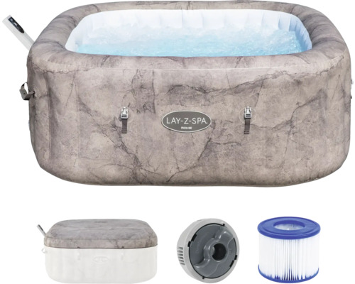 Lay-Z-Spa Rom Whirlpool mit Abdeckung und Filterpumpe