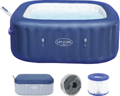 Lay-Z-Spa Hawaii aufblasbarer Whirlpool mit Zubehör