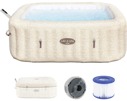 Aufblasbarer Lay-Z-Spa Rom Whirlpool mit Abdeckung, Pumpe und Filter