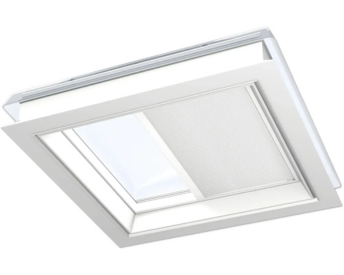 VELUX Dachfenster Wabenplissée weiß mit weißem Alu-Rahmen solarbetrieben FSK 100150 1045KWL Dachfenster mit Insektenschutzrollo