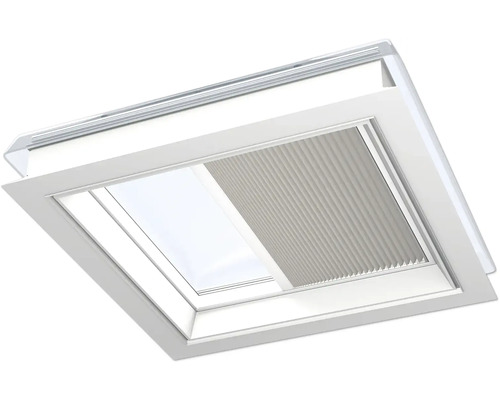 Dachfenster mit Plissee zur Verdunkelung