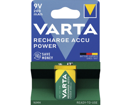 Varta Akku-Batterie E-Block 9 Volt 1 Stück