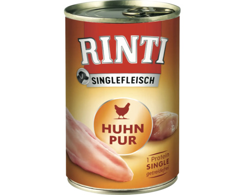 Hundefutter nass RINTI Sensible Huhn pur 400 g