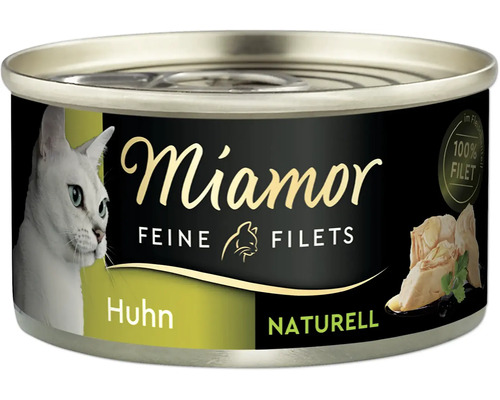 Katzenfutter nass Miamor Feine Filets Naturelle mit Huhn 80 g Katzenfutter nass Miamor Feine Filets Naturelle mit Huhn 80 g