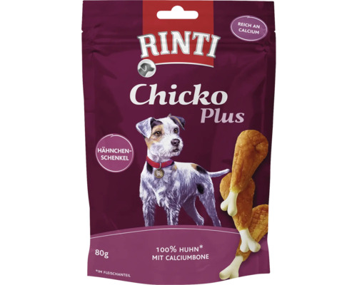 Hundesnack RINTI Chicko Plus Hähnchen 80 g