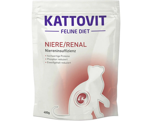Katzenfutter trocken Kattovit Niere/Renal 400 g Katzenfutter trocken Kattovit Niere/Renal 400 g