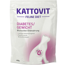 Kattovit Feline Diet Katzennahrung für Diabetes und Gewichtskontrolle in 400 Gramm Packung