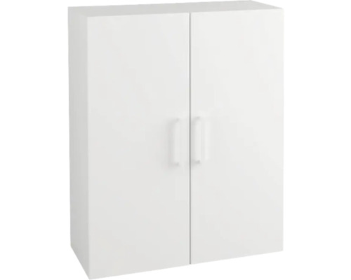 Hängeschrank Baden Haus Lanai BxHxT 60 x 74 cm x 27 cm Frontfarbe weiß 56046 Weißer Hängeschrank mit zwei Türen