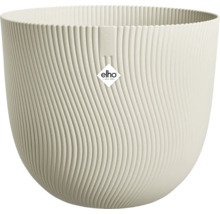 Elho Pflanztopf mit gerippter Textur und Elho Logo