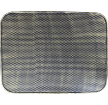 Rechteckige, perforierte Metallplatte