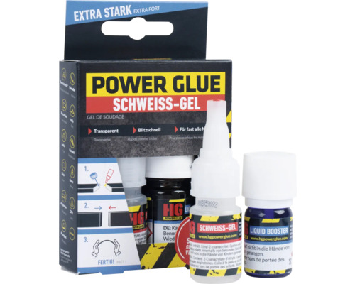 Power Glue Schweiß-Gel Set für unterschiedliche Materialien