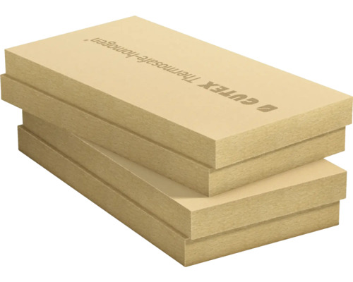 GUTEX Thermosafe-homogen Holzfaserdämmplatten im Stapel