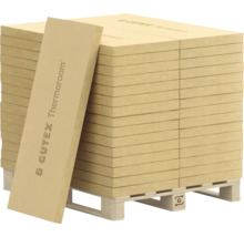 Palette mit Holzfaser-Dämmplatten von Gutex Thermoroom