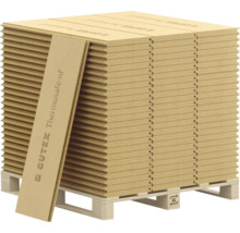 Holzfaserplatten auf einer Palette