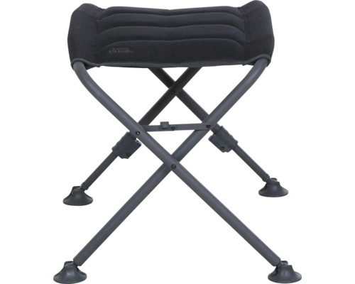 Falthocker mit Stoffbezug und Metallgestell