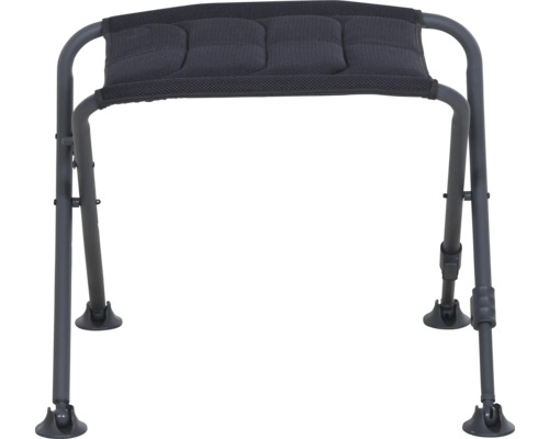 Klapphocker mit verstellbaren Beinen und Sitzpolsterung