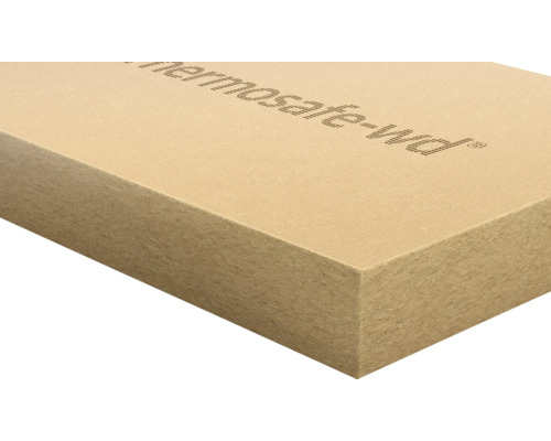 GUTEX Thermosafe-wd Holzfaserdämmplatte für innenliegende Boden- und Wandaufbauten 1250 mm x 600 mm x 80 mm Dämmplatte aus Holzfaser mit Schriftzug