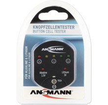 Ansmann Knopfzellentester zur Prüfung von Alkaline und Lithium Knopfzellen