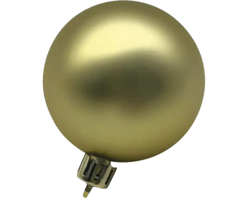 Goldene Weihnachtskugel zur Dekoration