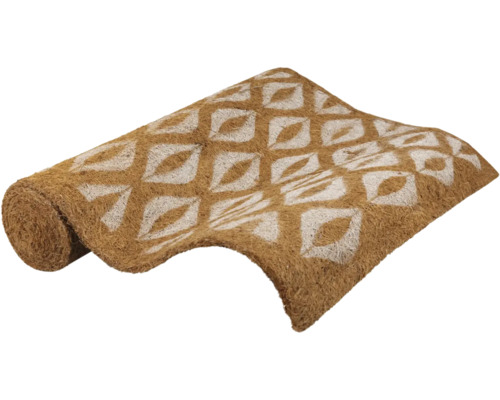 Winterschutz Windhager Kokos-Filzmatte ca. 0,5 x 1,5 m Oriental Design Kokosmatte mit Muster, teilweise aufgerollt